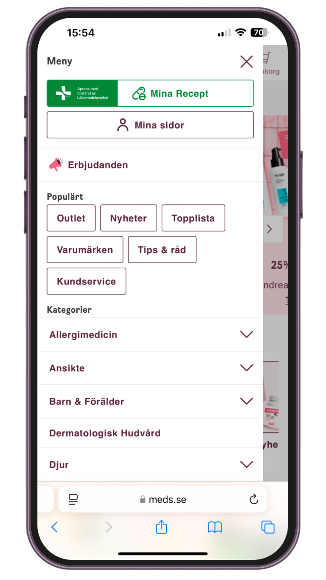 MEDS mobilvy